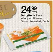 Dairybelle Easy Wrapped Cheese Slices Assorted-400g Each