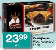 Pennywise Pies Assorted Each-4's