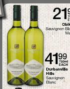 Durbanville Hills Sauvignon Blanc-750ml Each