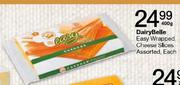 Dairy Belle Easy Wrapped Cheese Slices Assorted-400g Each