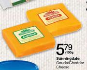 Sunningdale Gouda/Cheddar Cheese Per 100g