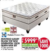 Montego Luxury Pillow Top New Generation Queen Base Set-152cm