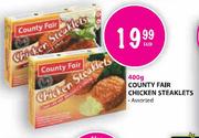 County Fair Chicken Steaklets-400gm Each