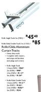Rollo/Glida Aluminium Curtain Double Track-2.5m