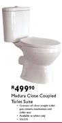 Madura Close Coupled Toilet Suite