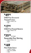 Reversible Pine Skirting-22mm x 69mm x 3m Per Length