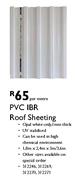 PVC IBR Roof Sheeting-Per Meter