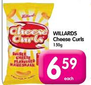 Willards Cheese Curls-150g
