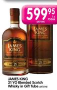 James King 21 YO Blended Scotch Whisky In Gift Tube-750ml
