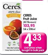 Ceres Fruit Juice-24x200ml
