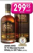 James King 15 YO Blended Scotch Whisky In Gift Tube-750ml