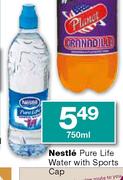 Nestle Pure Life Water With Sports Cap-750ml
