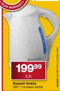 Russell Hobbs 360 Deg. Cordless Kettle-1.7 Ltr