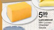 Lancewood Mini Loaves Cheddar/Gouda-100gm