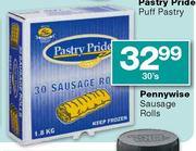 Pennywise Sausage Rolls-30's