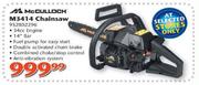 McCulloch M3414 Chainsaw