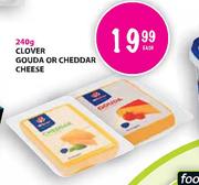 Clover Gouda Or Cheddar Cheese-240g Each