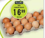 Foodco Large Eggs-18's