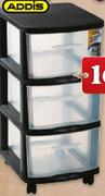 Addis Mobile 3-Drawer Storage Box 