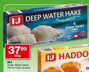 I & J Deep Water Hake Prime Hake Steaks-500gm