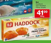 I & J Haddock Oak Smoked Prime Steaks-500gm