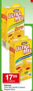 Danone Ultra Mel Vanilla Custard Regular/Zero-1Ltr Each
