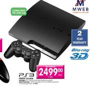 PS3 160GB Console + Dual Shock Controller