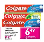 Colgate Toothpaste-100ml each