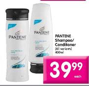 Pantene Shampoo/Conditioner-400ml each