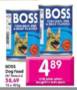 Boss Dog Food-425g each