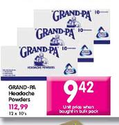 Grand-Pa Headache Powders-10's
