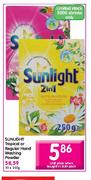Sunlight Tropical or Regular Hand Washing Powder-250g each
