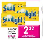 Sunlight Laundry Bar Soap-125g each