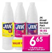 Jik Mixed Banded Pack-3 x 750ml