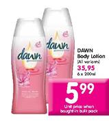 Dawn Body Lotion-200ml
