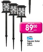 Square Solar Light-Each