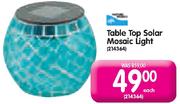 Table Top Solar Mosaic Light-Each