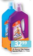 Mr Muscle Tile Cleaner Banded Pack-2x750ml 