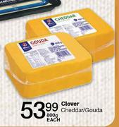 Clover Cheddar/Gouda-800g Each