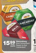 Simonsberg Brie/Camembert/Ready To Eat Camembert-125g