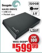 Seagate 320GB Hard Drive-2.5"