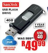 Sandisk USB Flash Drive-4GB