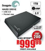 Seagate 1TB Hard Drive-2.5"