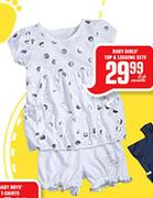 Baby Girls Top & Leggings(0-6)Months
