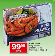 Cape Point King Prawns-800g Each