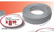 Flat Twin & Earth Line2.5mm-Per m