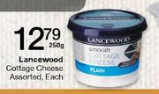 Lancewood Cottage Cheese Assorted-250g Each