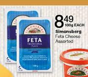 Simonsberg Feta Cheese Assorted-100g Each
