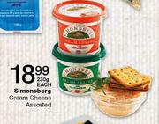 Simonsberg Cream Cheese Assorted-250g Each