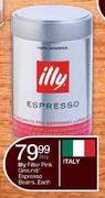Illy Filter Pink Ground/Espresso Beans-250g Each
